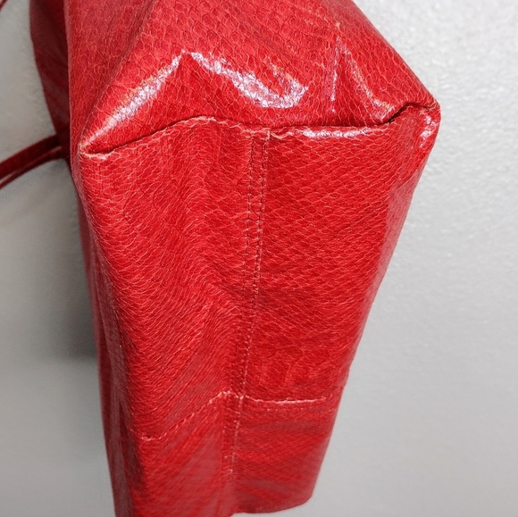 Saks Fifth Avenue Boho Snakeskin Tote Bag - Picture 7 of 16